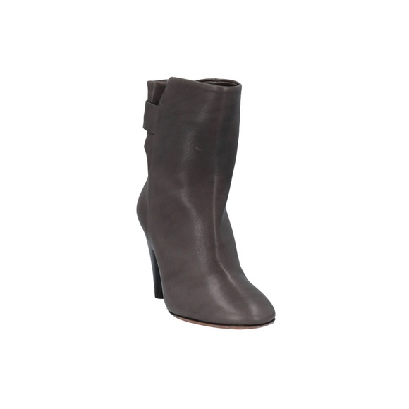 Isabel Marant Leather Ankle Boots in Lead EU 38 or US 7 - Picture 5 of 6